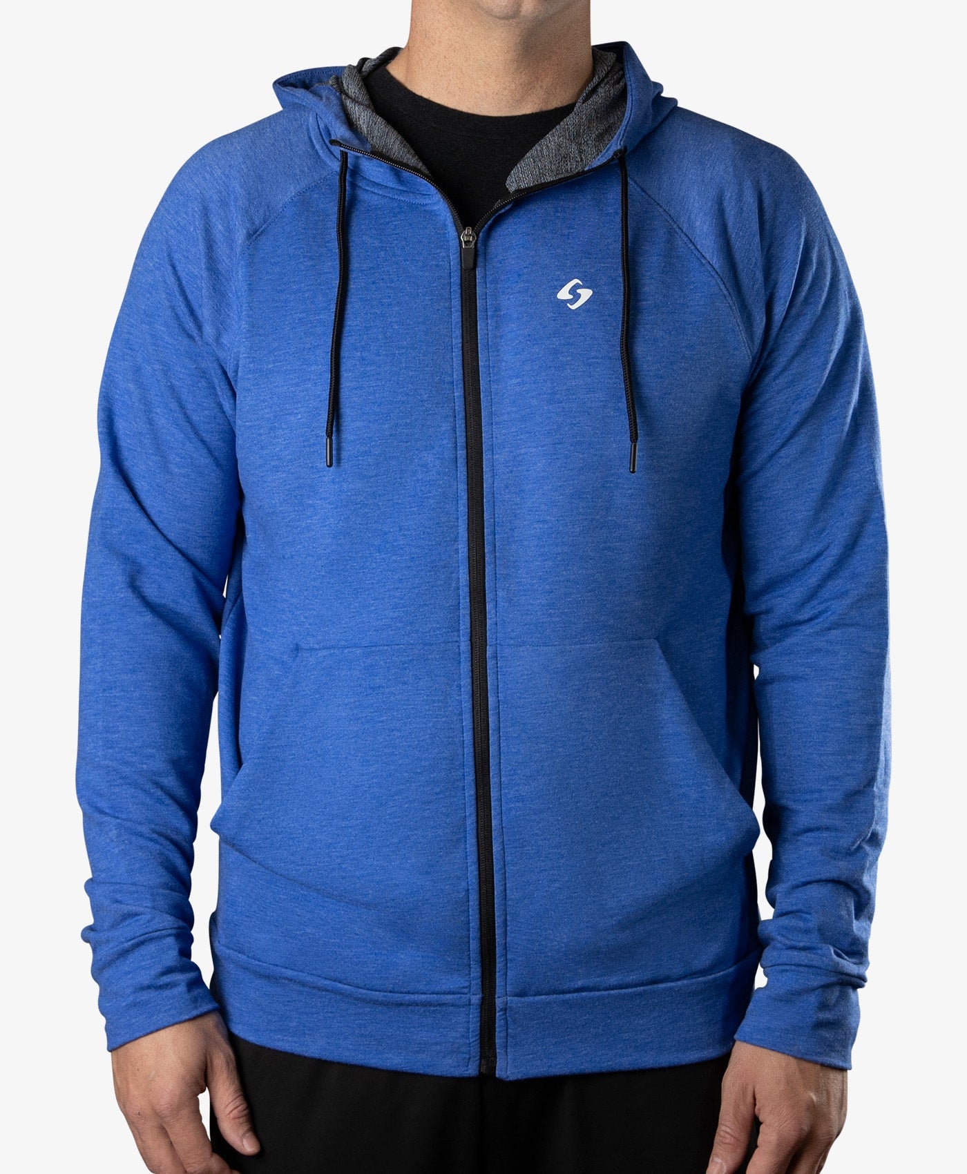 Gearbox ZipFlex Hoodie - Heather Blue
