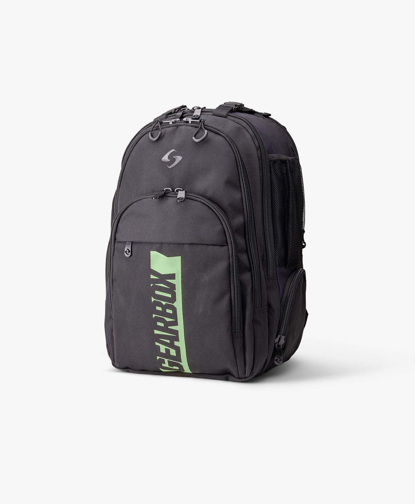 cross gear backpack Gearbox Core Pickleball Backpack Black/Green