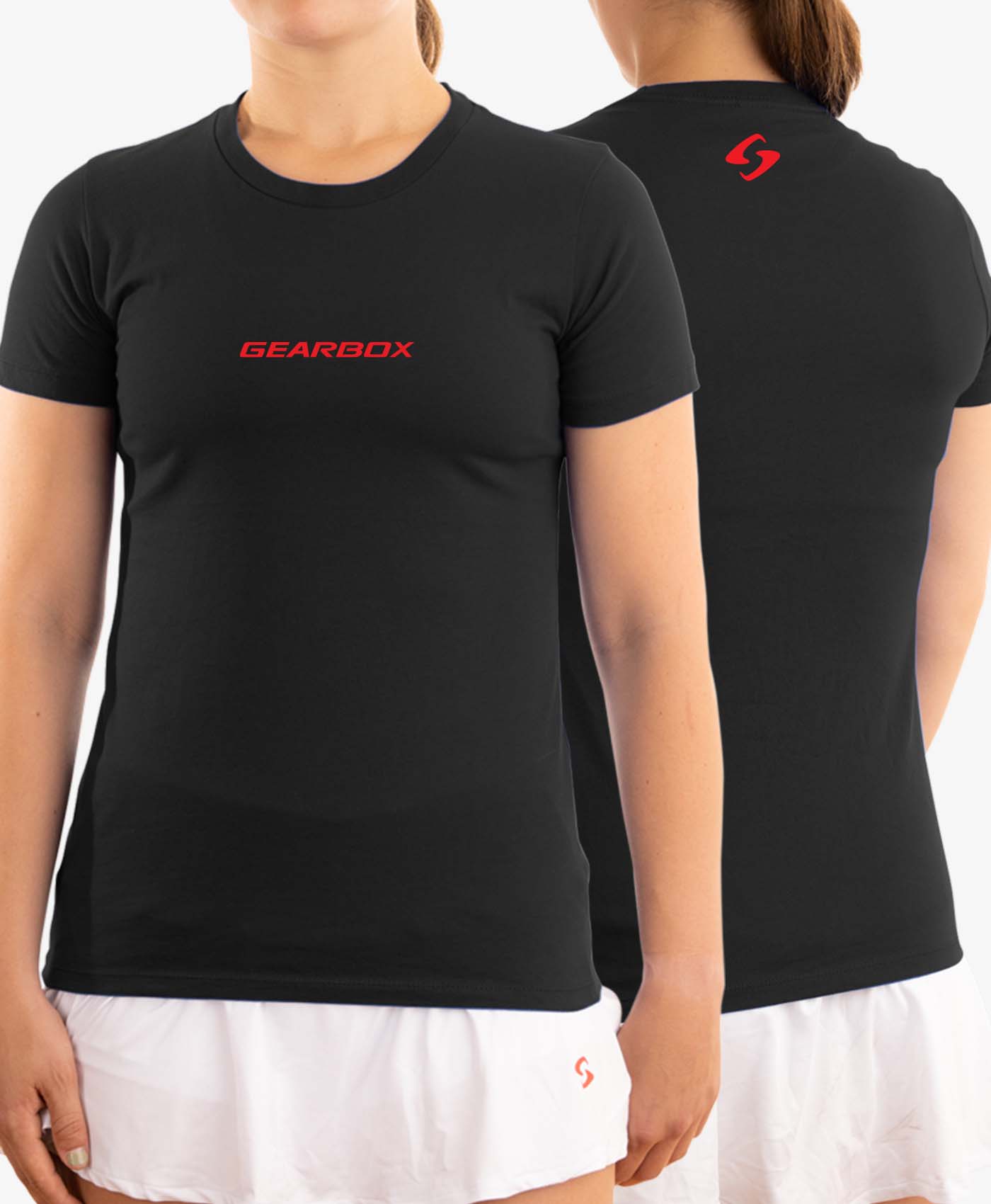 Emblem - Womens Cotton Tee Black