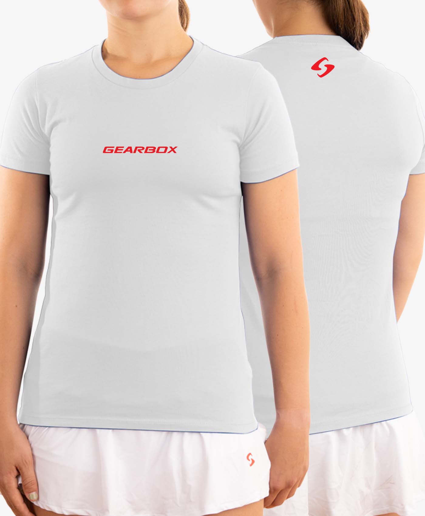 Emblem - Womens Cotton Tee White