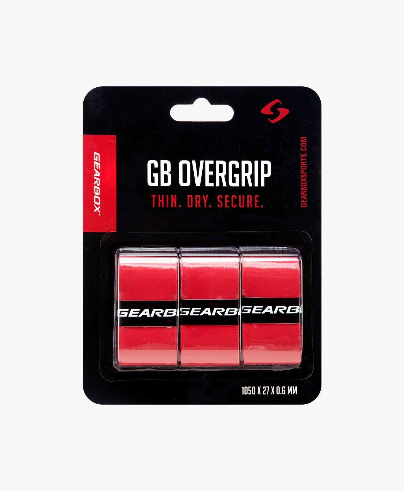 Gearbox Overwrap Grip - Red