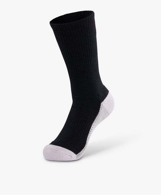 Gearbox Crew Socks - Black/Grey