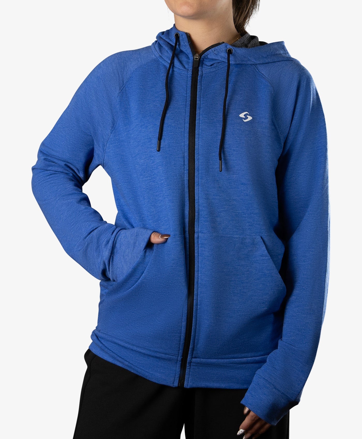 Gearbox ZipFlex Hoodie - Heather Blue