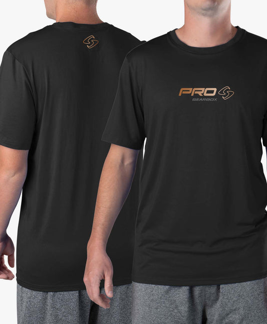 Pro Shirt - Mens Cotton Tee Black