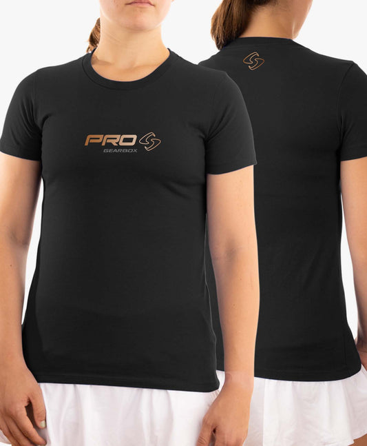 Pro Shirt - Womens Cotton Tee Black