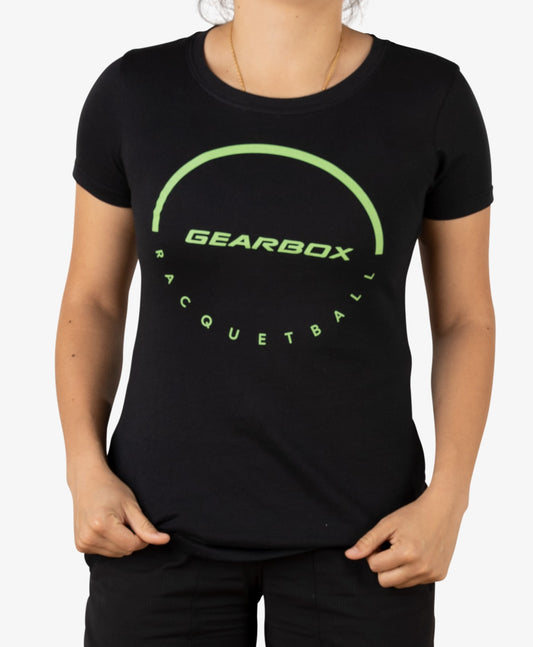Dome Racquetball - Womens Cotton Tee Black
