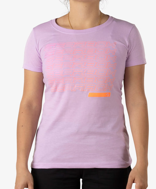 Glow - Womens Cotton Tee Lilac